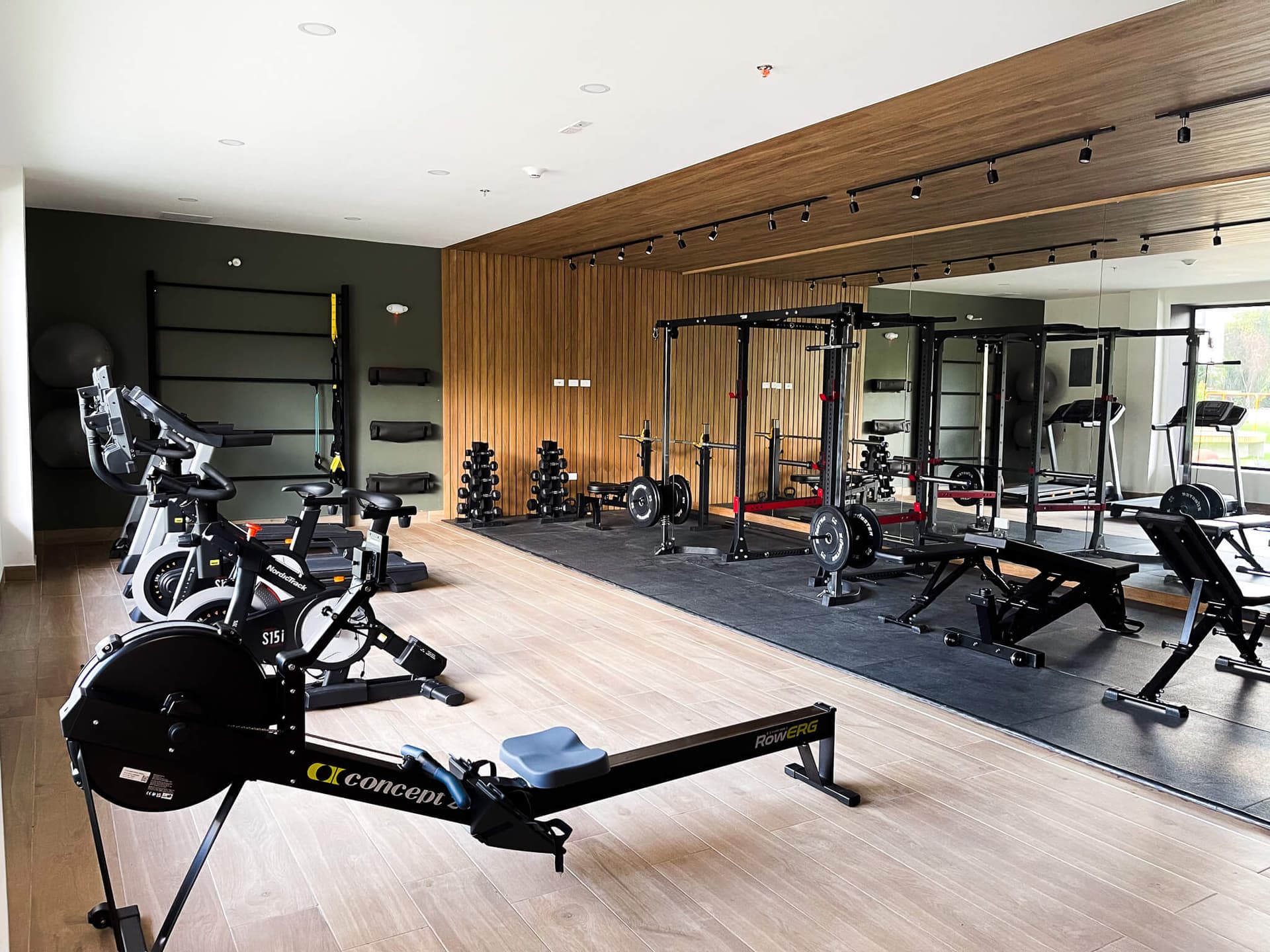 Gimnasio — vista general