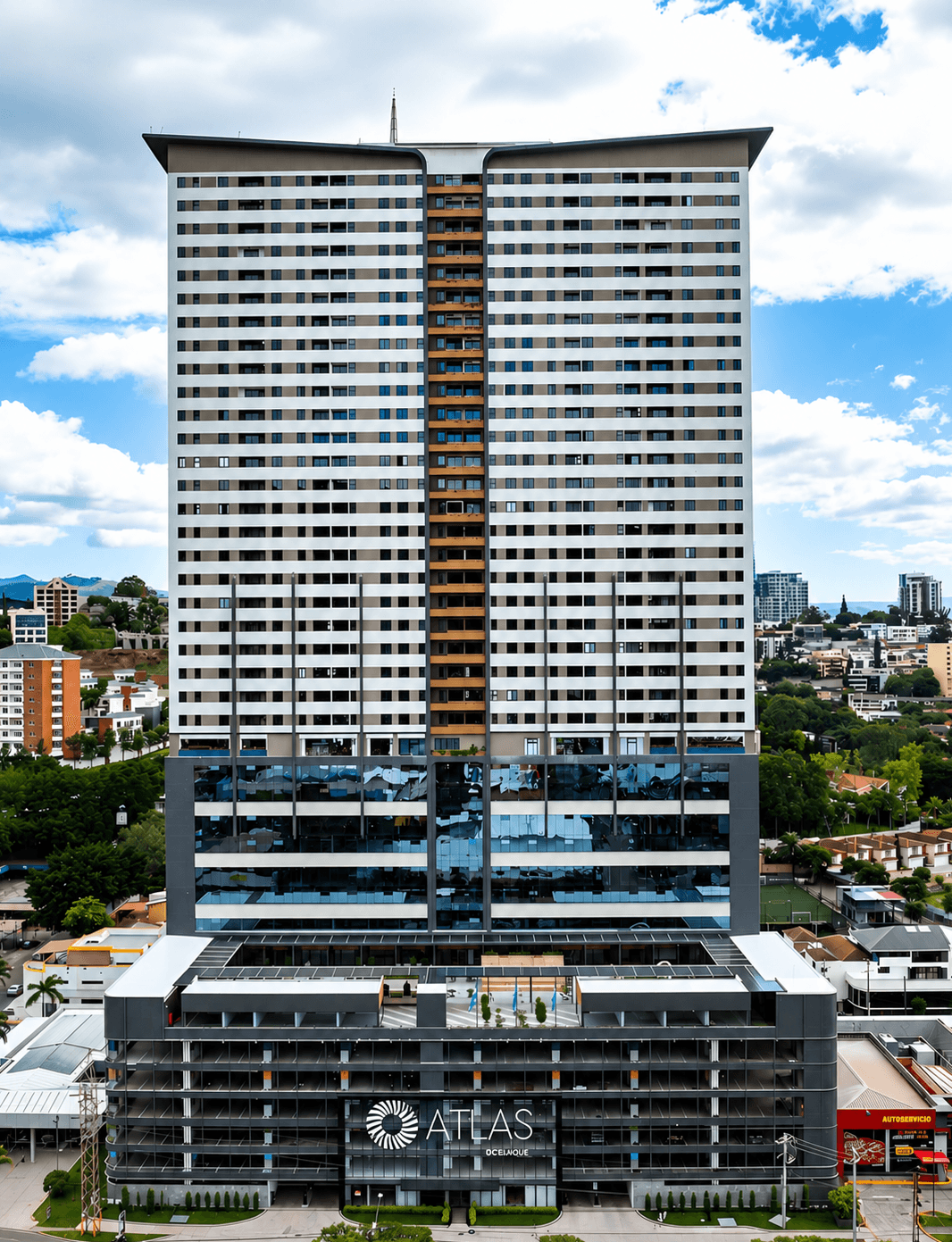 Fachada de Torre Atlas