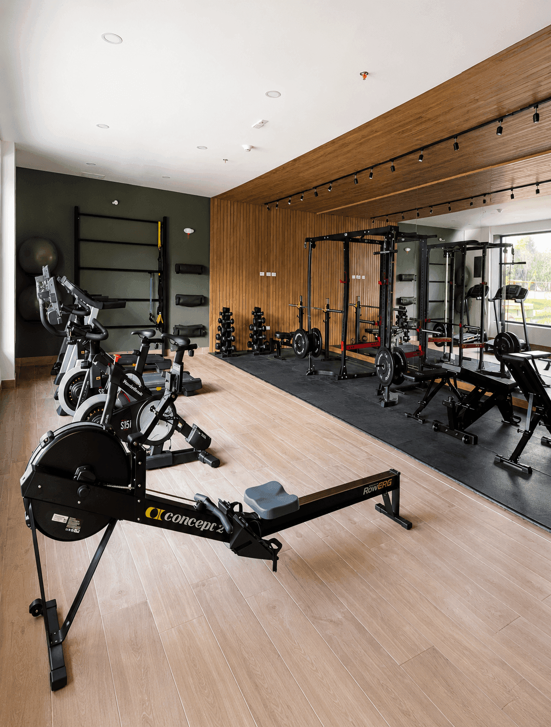 Gimnasio — vista general